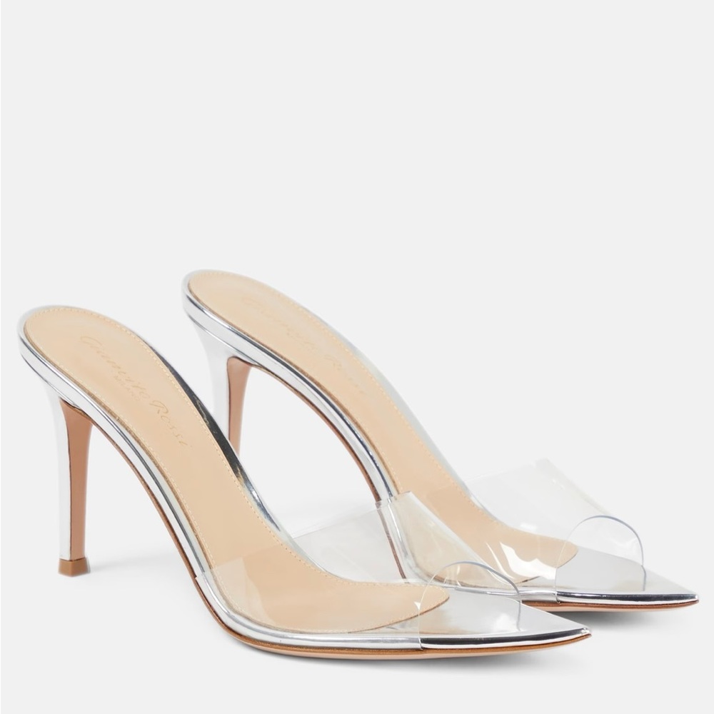 Gianvitto Rossi Elle 4 inch mules. Size 39